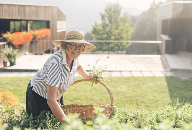 Greti at the Herbs Farm