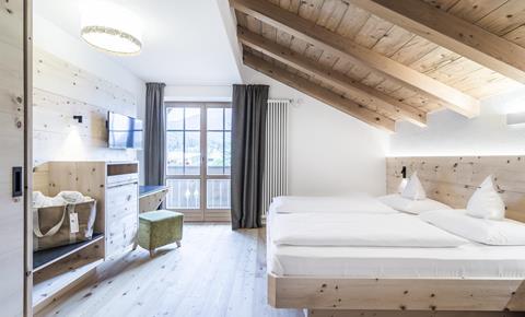 Junior Suite im obersten Stock mit Balkon