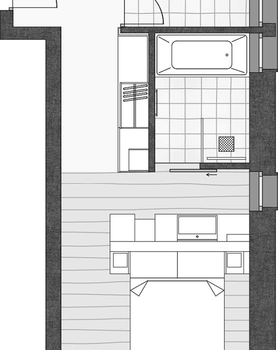 Room Plan of the Family Suite