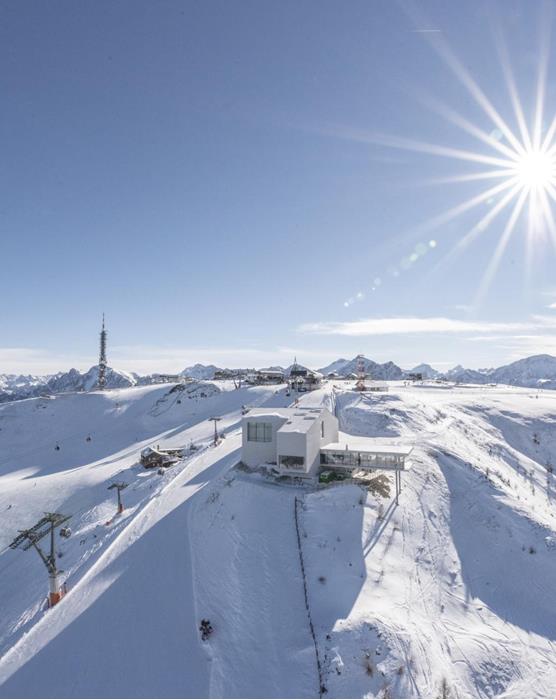 The Kronplatz Mountain in Winter