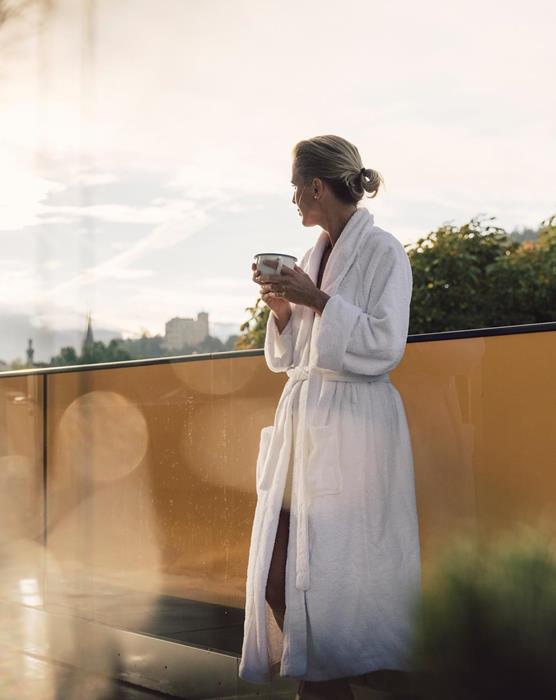 Woman in the Rooftop Spa